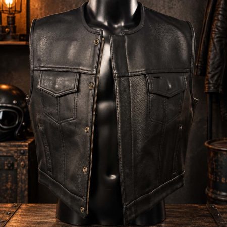 Gilet Cuir Anarchy