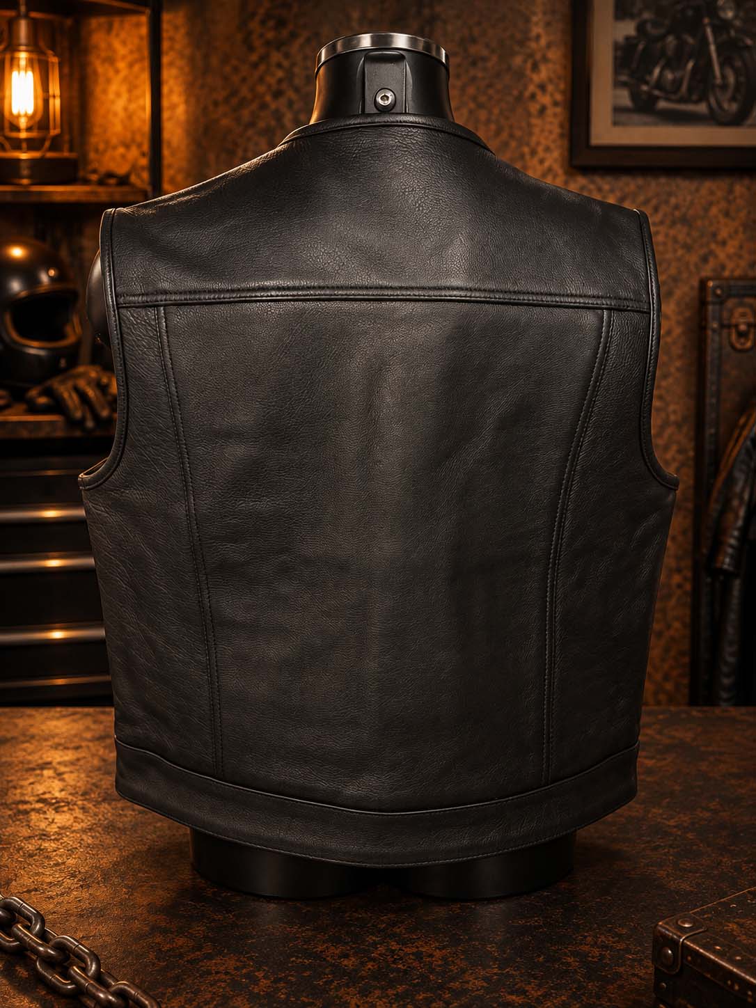 Gilet Cuir Anarchy – Image 2