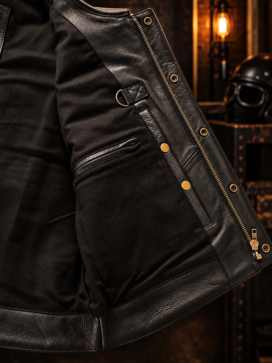 Gilet Cuir Anarchy – Image 3